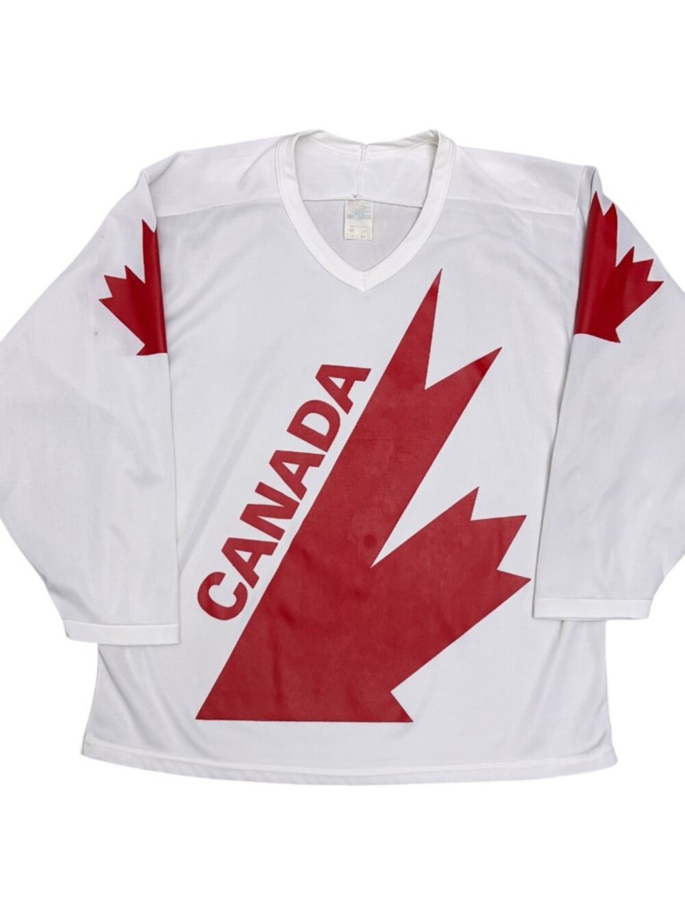 VINTAGE 90s Team CANADA Hockey Jersey CCM NHL Retro Sweater Mens Large